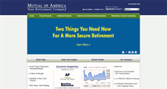 Desktop Screenshot of mutualofamerica.com